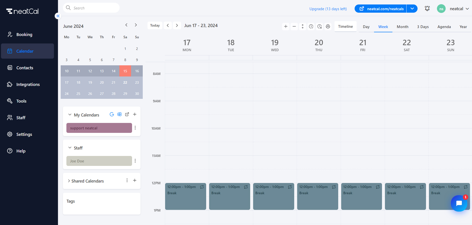 Time Blocks 2 Use Time-Blocks to Set your Unavailable Times